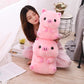 Unique Soft Teddy Plush Boba Milk Tea Plushie Toy Stuffed Fruit Shape