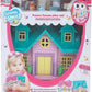 Small Doll House Play Set for Girls (Pink)