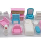 Small Doll House Play Set for Girls (Pink)