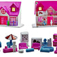 Small Doll House Play Set for Girls (Pink)