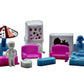 Small Doll House Play Set for Girls (Pink)